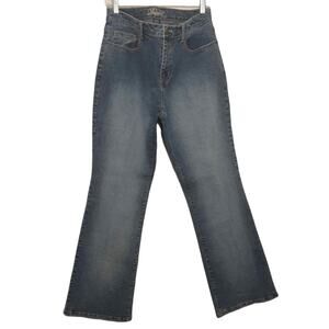 Duplex by Tyte womens bootcut jeans size 14 blue Y2K mid rise